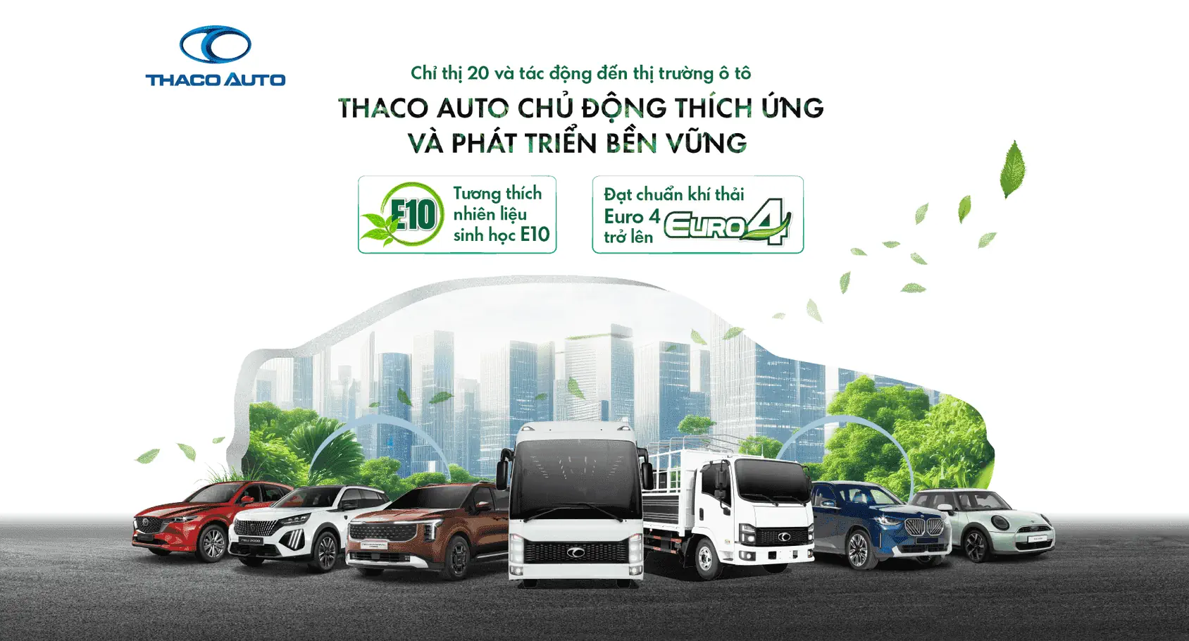 Chỉ thị 20 và tác động đến thị trường ô tô: THACO AUTO chủ động thích ứng và phát triển bền vững