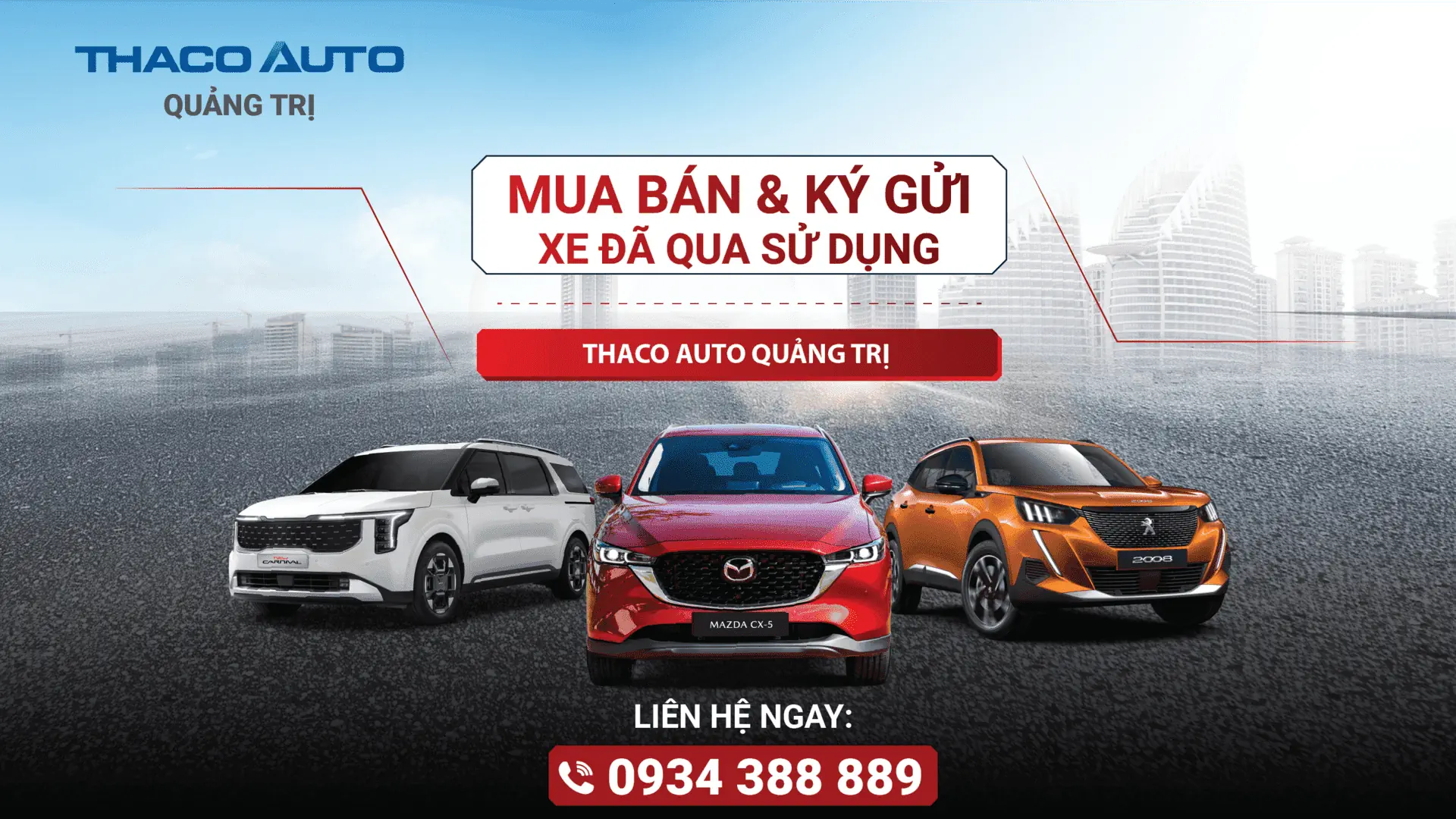 Thu cũ đổi mới xe đã qua sử dụng tại THACO AUTO Quảng Trị