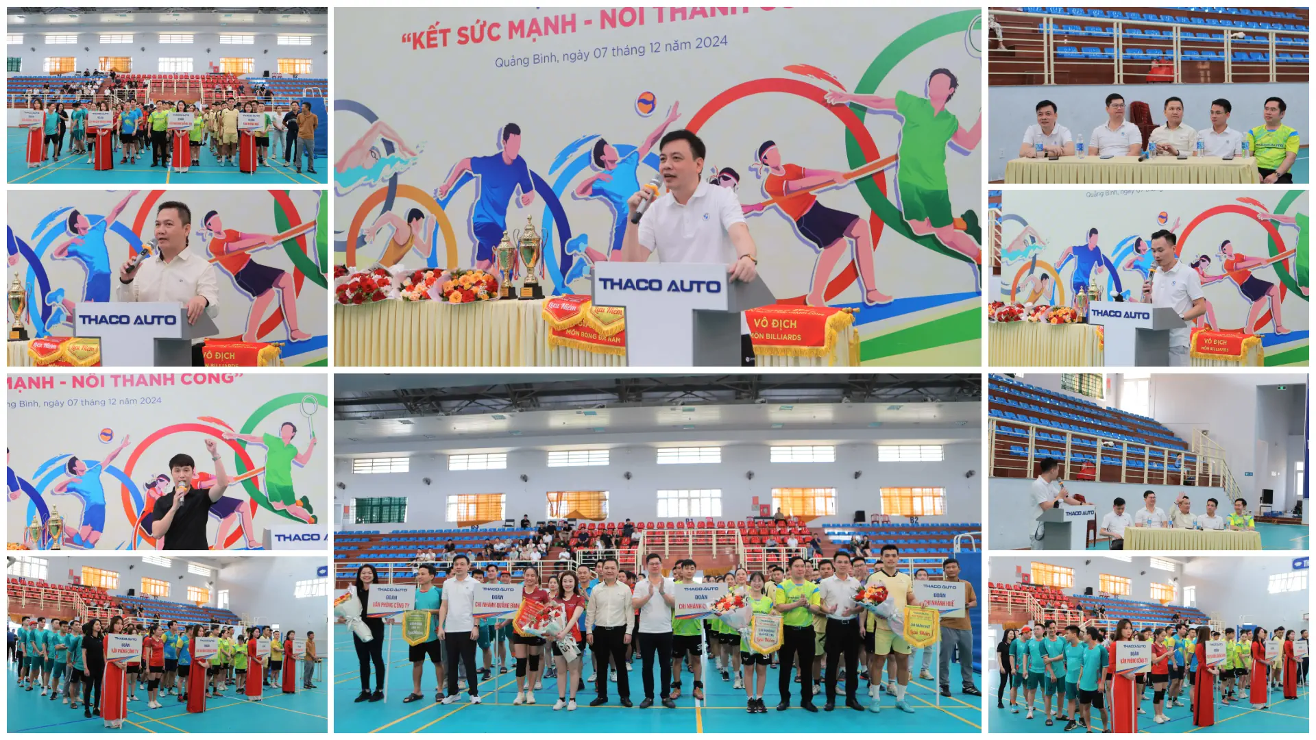 Chính thức khai mạc Hội thao “Kết sức mạnh - Nối thành công” năm 2024 tại THACO AUTO Quảng Trị