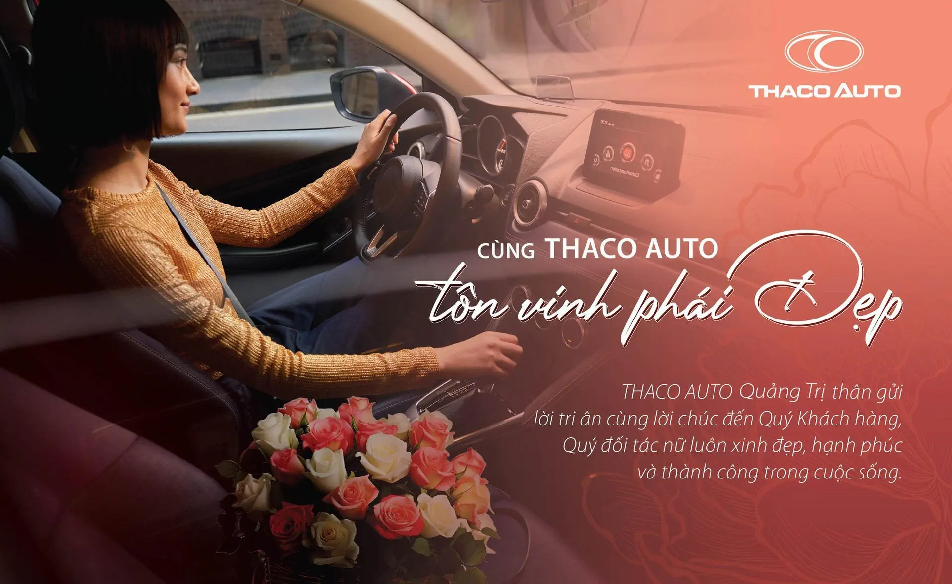 CÙNG THACO AUTO QUẢNG TRỊ TÔN VINH PHÁI ĐẸP