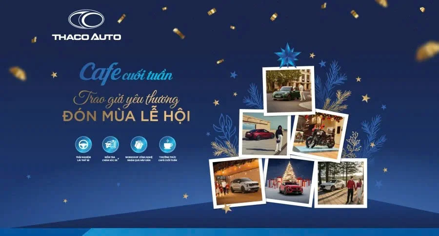 Khởi động chuỗi sự kiện Cafe cuối tuần tại THACO AUTO: Trao gửi yêu thương, đón mùa lễ hội