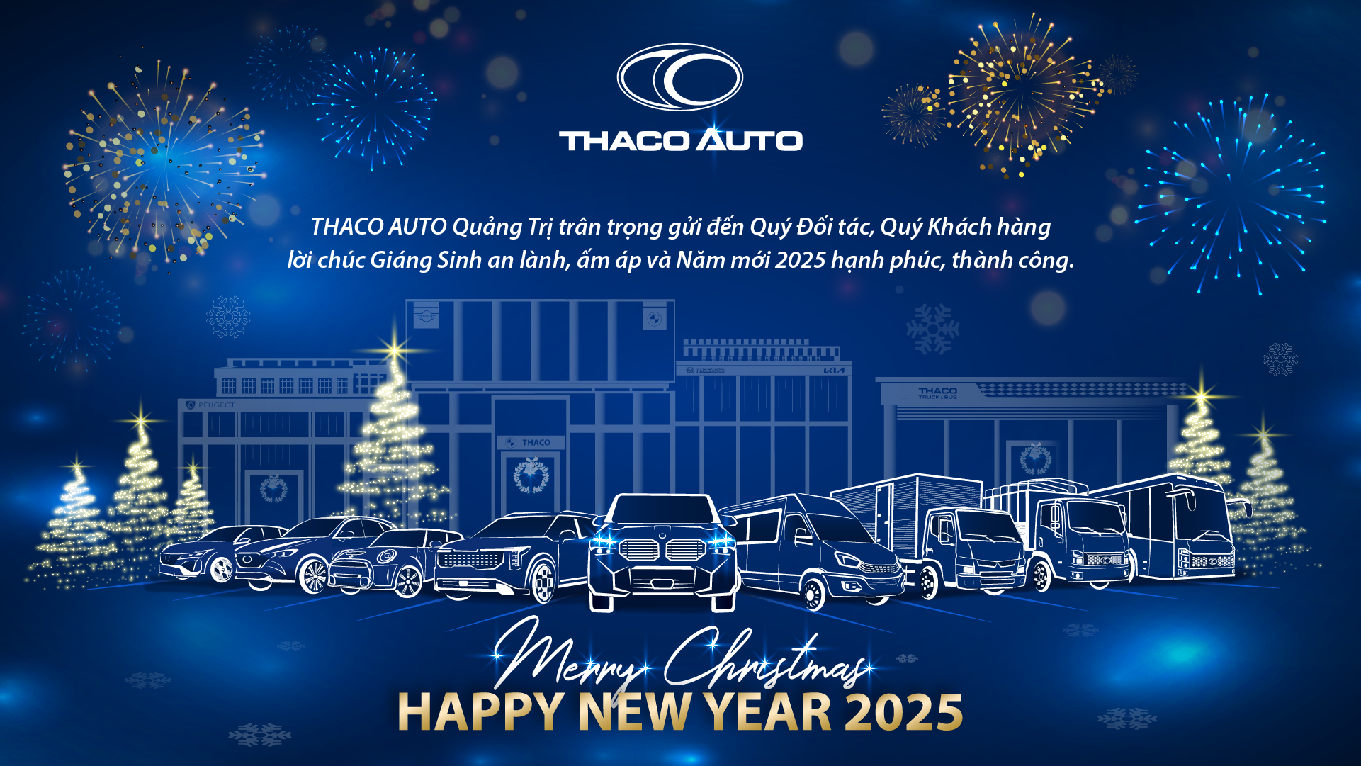 Chúc mừng Giáng sinh và Năm mới 2025