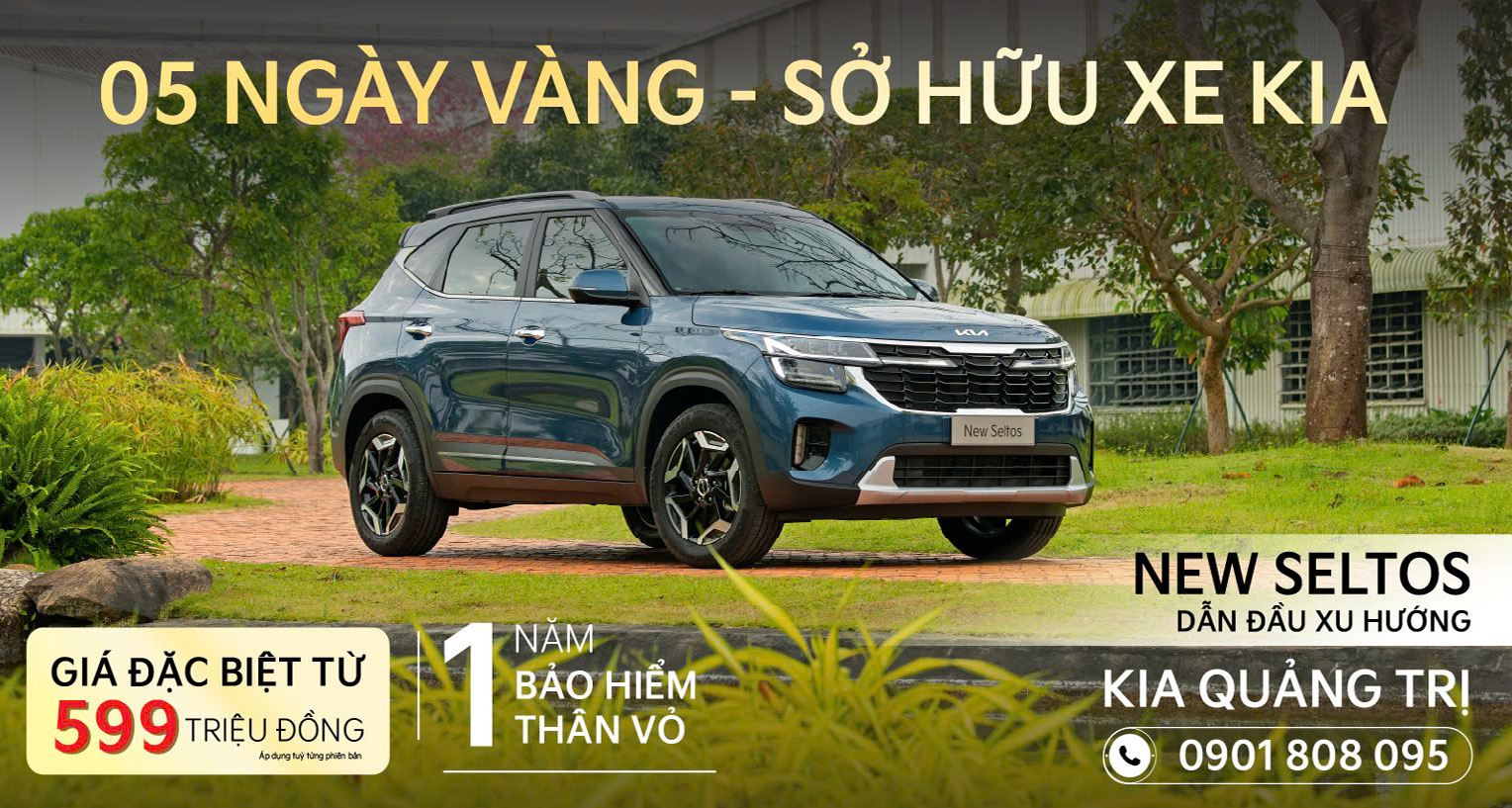 05 ngày vàng để sở hữu xe Kia tại THACO AUTO Quảng Trị